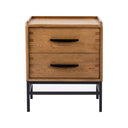 Carlton Bedside Table - 2 Drawers at online8 furniture store Auckland