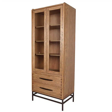 Carlton Display Cabinet with Glass Doors at Online8 Furniture Auckland NZ