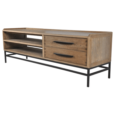 Carlton Entertainment Unit - Oak at online8 furniture store Auckland