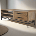 Carlton Entertainment Unit - Oak at online8 furniture store Auckland