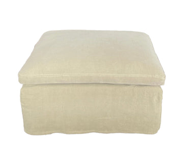 Carlton Slip Cover Modular Sofa with Reversible Chaise - Hemp at online8 furniture store Auckland