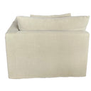 Carlton Slip Cover Modular Sofa with Reversible Chaise - Hemp at online8 furniture store Auckland