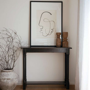 Carrington Console Table - Antique Black at online8 furniture store Auckland