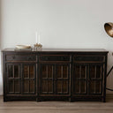 Carrington Country Sideboard - Antique Black at online8 furniture store Auckland