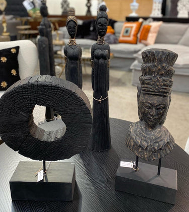 Carved Wooden Bust at online8 furniture store Auckland