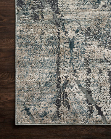 Cascade Rug Taupe/Blue at online8 furniture store Auckland