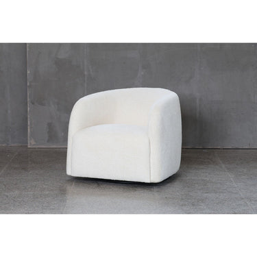 Casper Boucle Swivel Chair - Natural at online8 furniture store Auckland