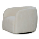 Casper Boucle Swivel Chair - Natural at online8 furniture store Auckland