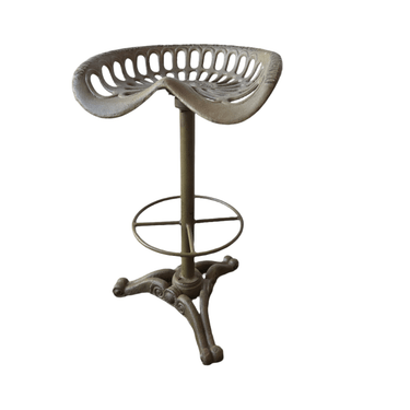 Cast Iron Tractor Seat Barstool at online8 furniture store Auckland