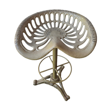 Cast Iron Tractor Seat Barstool at online8 furniture store Auckland