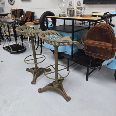 Cast Iron Tractor Seat Barstool at Online8 Furniture Auckland NZ