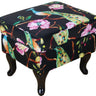 Castella Patchwork Ottoman - Peacock at online8 furniture store Auckland