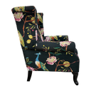 Castella Wingback Patchwork Armchair - Peacock at online8 furniture store Auckland