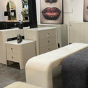 Catalena Chest of Drawers - Grey/White at online8 furniture store Auckland