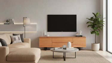 Catalina Entertainment Unit – Messmate Timber with Resin Inlay at Online8 Furniture Auckland NZ