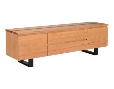 Catalina Entertainment Unit – Messmate Timber with Resin Inlay at Online8 Furniture Auckland NZ