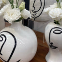 Ceramic Abstract Eye Vase at online8 furniture store Auckland