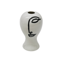 Ceramic Abstract Eye Vase at online8 furniture store Auckland