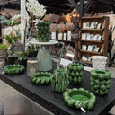 Ceramic Avocado Vessel - Green at online8 furniture store Auckland