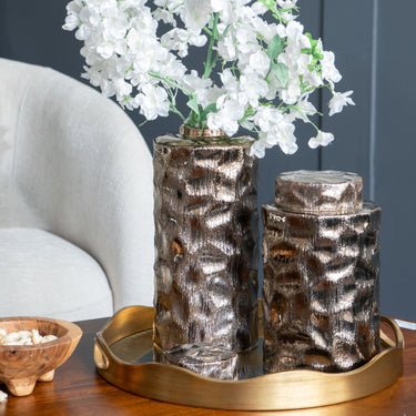 Ceramic Copper Vase at online8 furniture store Auckland