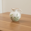 Ceramic Green Floral Vase at Online8 Furniture Auckland NZ