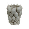 Ceramic Lemon Vessel - White at online8 furniture store Auckland
