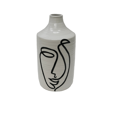 Ceramic Odin Face Vase at online8 furniture store Auckland