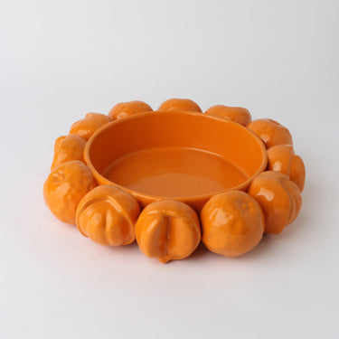 Ceramic Orange Bowl at online8 furniture store Auckland