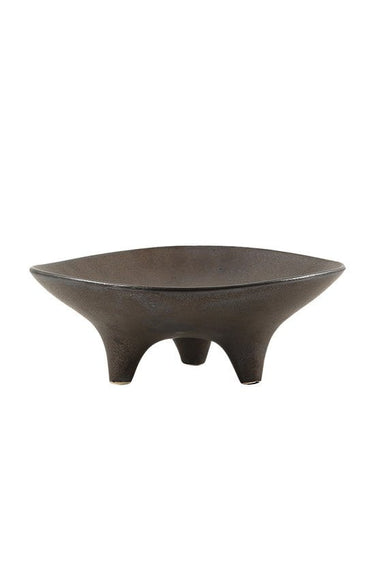 Ceramic Tripod Plate Onyx at online8 furniture store Auckland