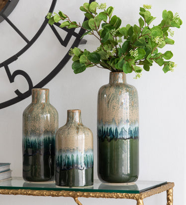 Ceramic Vase - Set of 3 at online8 furniture store Auckland