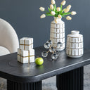 Ceramic White Vase at Online8 Furniture Auckland NZ