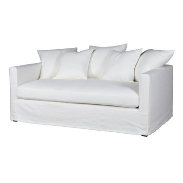 Chalet 2 Seater Slip Cover Sofa- Cloud at online8 furniture store Auckland
