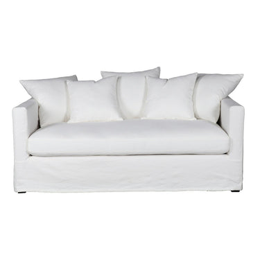 Chalet 2 Seater Slip Cover Sofa- Cloud at online8 furniture store Auckland