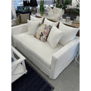 Chalet 2 Seater Slip Cover Sofa- Cloud at online8 furniture store Auckland