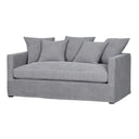 Chalet 2 Seater Slip Cover Sofa - Cool Grey at online8 furniture store Auckland