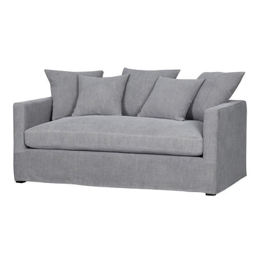 Chalet 2 Seater Slip Cover Sofa - Cool Grey at online8 furniture store Auckland