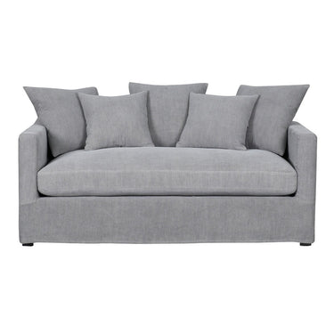 Chalet 2 Seater Slip Cover Sofa - Cool Grey at online8 furniture store Auckland
