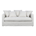 Chalet 2 Seater Slip Cover Sofa - Salt & Pepper at online8 furniture store Auckland