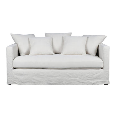 Chalet 2 Seater Slip Cover Sofa - Salt & Pepper at online8 furniture store Auckland