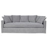 Chalet 3 Seater Slip Cover Sofa - Cool Grey at online8 furniture store Auckland