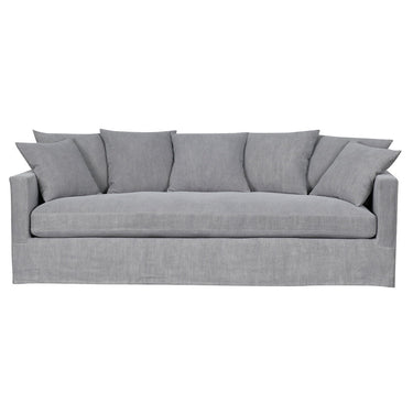 Chalet 3 Seater Slip Cover Sofa - Cool Grey at online8 furniture store Auckland