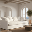 Chalet 3 Seater Slipcover Sofa- Cloud at Online8 Furniture Auckland NZ
