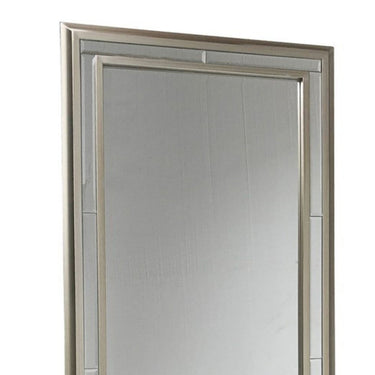Champagne Beveled Center Dress Mirror at Online8 Furniture Auckland NZ