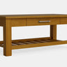 Charlton Coffee Table with Rack and Drawer - NZ Made at online8 furniture store Auckland