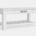 Charlton Coffee Table with Rack and Drawer - NZ Made at online8 furniture store Auckland