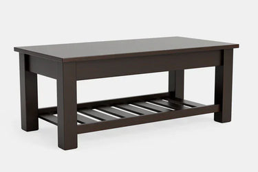 Charlton Coffee Table with Rack at online8 furniture store Auckland