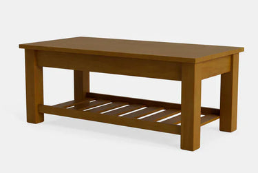 Charlton Coffee Table with Rack at online8 furniture store Auckland