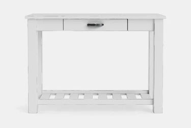 Charlton Hall Table with Rack and Drawer - NZ Made at online8 furniture store Auckland