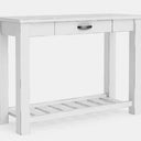 Charlton Hall Table with Rack and Drawer - NZ Made at online8 furniture store Auckland
