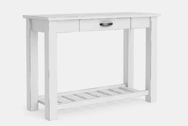 Charlton Hall Table with Rack and Drawer - NZ Made at online8 furniture store Auckland